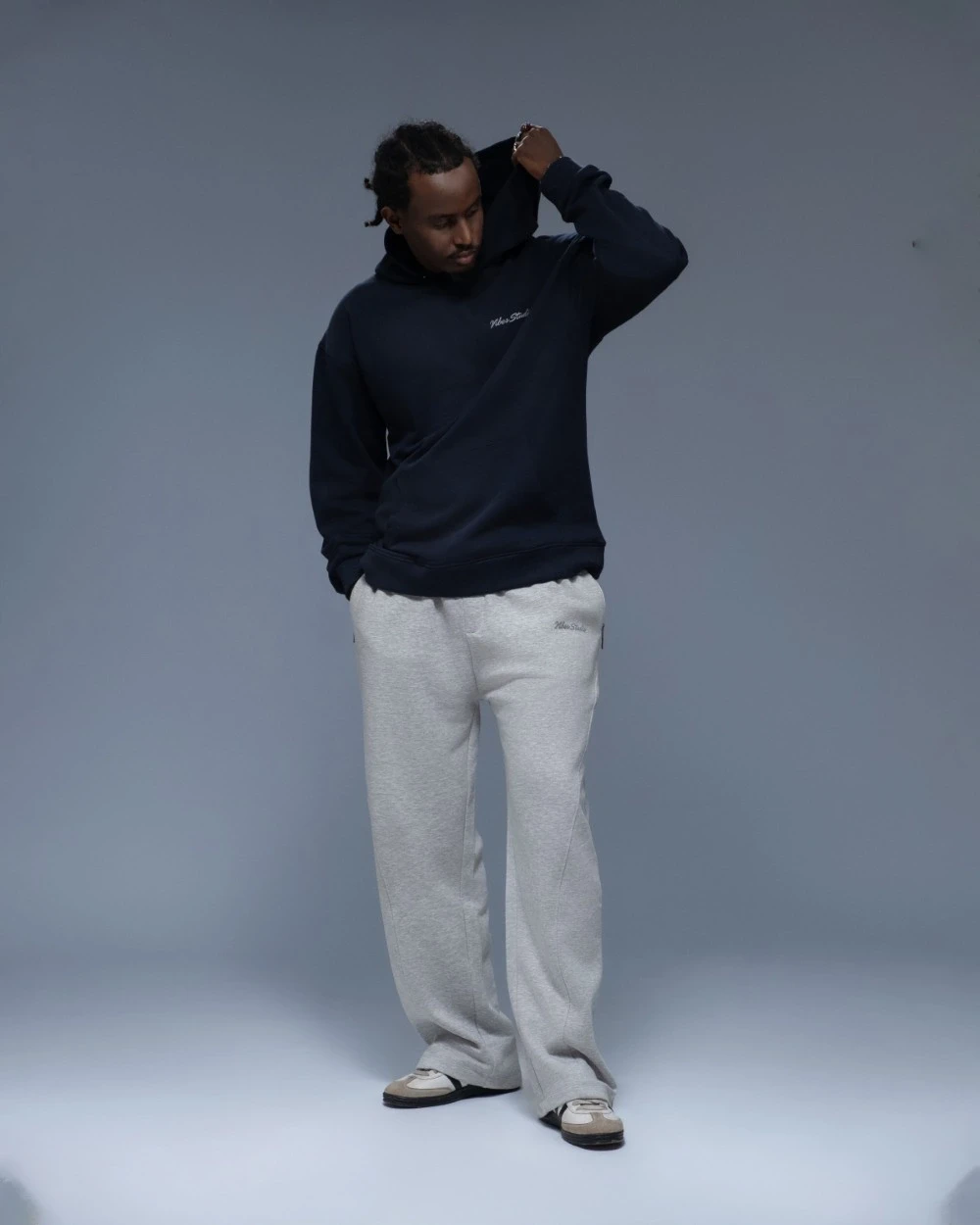 Vibes Signature Navy Hoodie