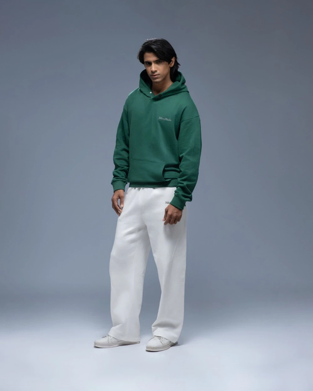 Vibes Signature Forest Green Hoodie